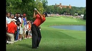 Tiger accidently hits into group ahead