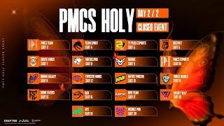 PMCS HOLLY CLOSED EVENT DAY 2/2 | PUBG MOBILE | KALAMBOOR