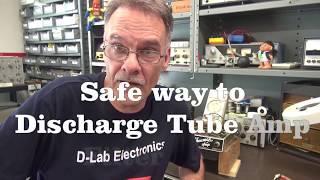 How to safely discharge tube guitar amp Filter capacitors D-Lab Tech Tip