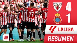 Athletic Club no tuvo piedad con el Espanyol y lo goleó 4-1. Doblete de Iñaki Williams | La Liga