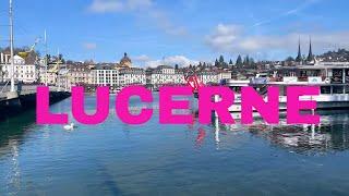 A Day In Lucerne: Exploring Switzerland's Beautiful City [4k] 