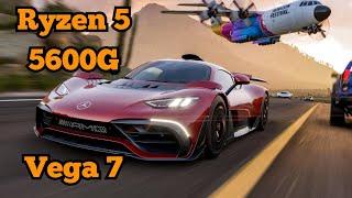 RYZEN 5 5600G VEGA 7 RODANDO FORZA HORIZON 3 EM FULL HD (TESTE EM TODOS OS GRÁFICOS)