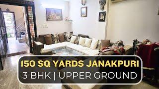 3 BHK 150 Sq Yards Builder Floor for Sale in Janakpuri | Exclusive