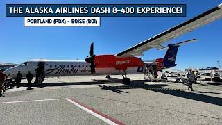 REVIEW | Alaska Airlines | Portland (PDX) - Boise (BOI) | Bombardier Dash 8-400 | Economy