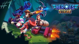 Heroes strike :Modern Moba | Gameplay walkthrough | Part-1 (Android and IOS )