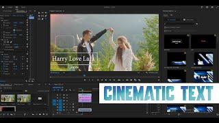 17  - Cinematic Text | Premiere Pro | Tech Nestology