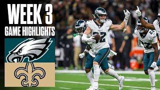 Eagles at Saints | Week 3 Highlights