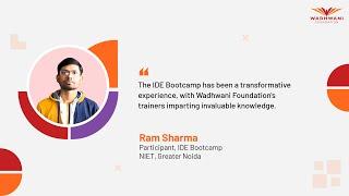 How Wadhwani Foundation Is Nurturing Future Entrepreneurs in Collaboration with the IDE Bootcamp