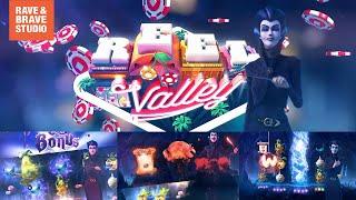 Reel Valley #5 - promo, videodesign, 2d animation for social slots game