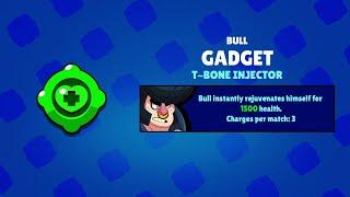 Bull Gadget Its *OP* or Not | Brawl Stars Gameplay