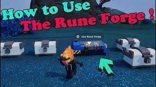 A Guide to The RUNE FORGE in LEGO Fortnite !