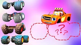 CORRECTLY GUESS THE WHEEL - Blaze and the Monster Truck MachinesTebak gambar roda Truk Blaze!