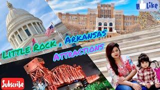 Little Rock , Arkansas Attractions || Most Beautiful High School In USA||Things To Do Little Rock ||