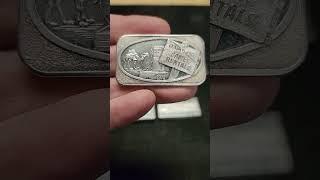 (silver stacking) (vintage silver) RARE Vintage SILVER ART BARS!