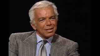 Ralph Lauren Rare Interview with Charlie Rose 1993.12.21. Polo Ralph Lauren.