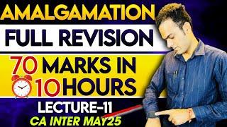 The 40 MINUTES PROCESS ⏰ Amalgamation Finish  | proven steps | ca sandeep sharma |