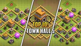 TOP 10! Town Hall 5 (TH5) Base Layout + Copy Link 2024 | Clash of Clans