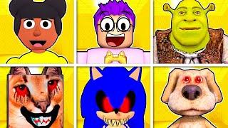 UNLOCKING SECRET ROBLOX *ESCAPE BACKROOMS* MORPHS!? (ALL SKINS UNLOCKED!)