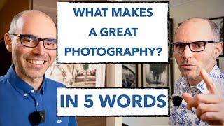 What makes a great photography in 5 words - featuring Leica M8 - Sous-titres en FRANCAIS