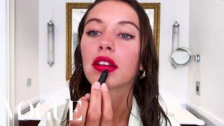 Iris Law's Guide to Glowing Skin and a Red Lip | Beauty Secrets | Vogue