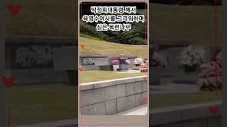 박정희대통령이 직접 심은 목련나무의 사연. #박정희 #육영수 #박근혜 #박지만