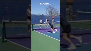 Sometimes I get too excited for the Erne and do absolutely nothing with it  #pickleball #app #ppa