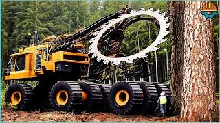 Incredible Fastest Big Chainsaw Cutting Tree Machines