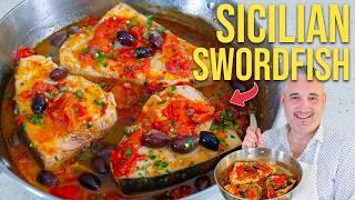 How to Cook SPICY SWORDFISH That Will Teleport You to Sicily