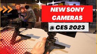 New Sony Vlogging & Cinema Cameras at CES 2023