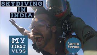 My First Vlog - Skydiving in india | Varun Verma | Skyhigh