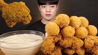 뿌링클닭다리 뿌링치즈볼 뿌링소스 듬뿍! 치킨 먹방 BHC KOREAN SWEET FRIED CHICKEN & CHEESEBALL ASMR MUKBANG チキン ไก่ทอด