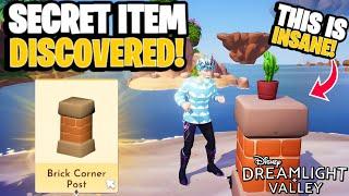 [SECRET ITEM] New Brick Corner Post! HIDDEN Item FOUND! | Dreamlight Valley