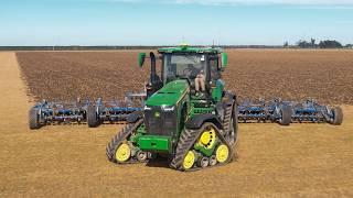 John Deere 8RX & 14m Köckerling Allrounder 1450