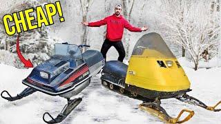 Buying Snowmobiles I've ALWAYS Wanted !! (and First Rides)