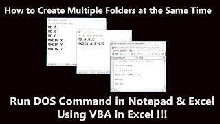 How to Create Multiple Folders at the Same Time !!!