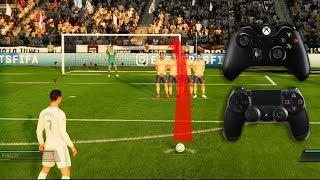 HOW TO TAKE FREE KICKS ON FIFA 18!