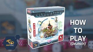 CIVOLUTION – Regelvideo Deutsch – Deep Print Games - 4K