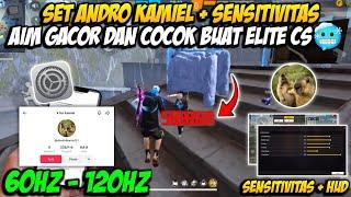 SET ANDRO KAMIL 60HZ  SENSITIVITAS FF AUTO HEADSHOT 2024 SETELAH UPDATE || WORK SEMUA HP