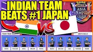 HISTORY!! INDIA Eliminates the #1 Team from JAPAN in a $100,000 TOURNAMENT | Pokemon Unite