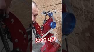 BA Shredder (DIY 2x72 belt grinder kit) is $200 off this weekend