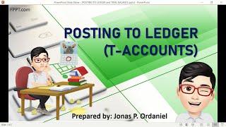 POSTING (T-ACCOUNT): A COMPREHENSIVE EXAMPLE - BASIC ACCOUNTING FOR SHS: (BEGINNERS)