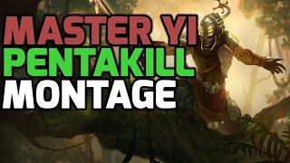 The best Master Yi pentakill montage season 7 2017