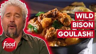 Guy Fieri's WILD Meat Challenge | Guy's Grocery Games