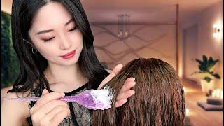 [ASMR] Sleep Inducing Hair Styling ~ Wet Beach Hair