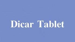 Dicar Tablet