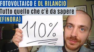 Fotovoltaico e DL Rilancio - Tutto quello che c'è da sapere (finora)