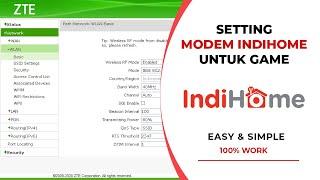 Cara Setting Wifi Indihome Untuk GAME ONLINE
