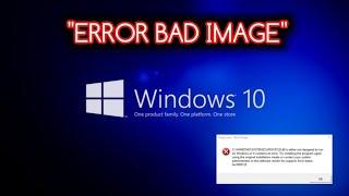 Solusi Untuk "Error Bad Image" Pada SO Windows