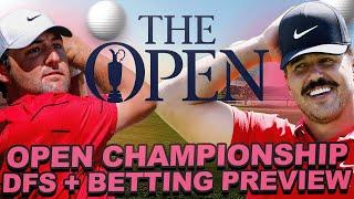 2024 Open Championship DFS + Betting Preview : Modeling, Draftkings Core, Values + Outright Bets