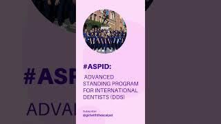 Take  first step towards your #dental career in the #unitedstates  with #usc  ASPID